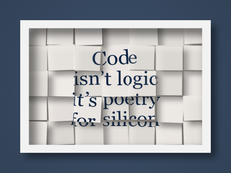 The Metaphor Machine #27810