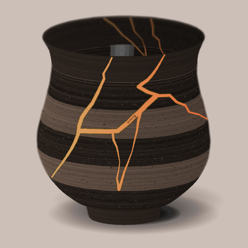 Kintsugi Pottery #38