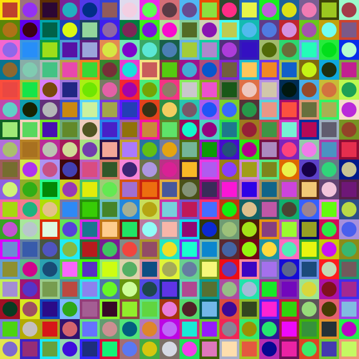 Square Dot Composition #229