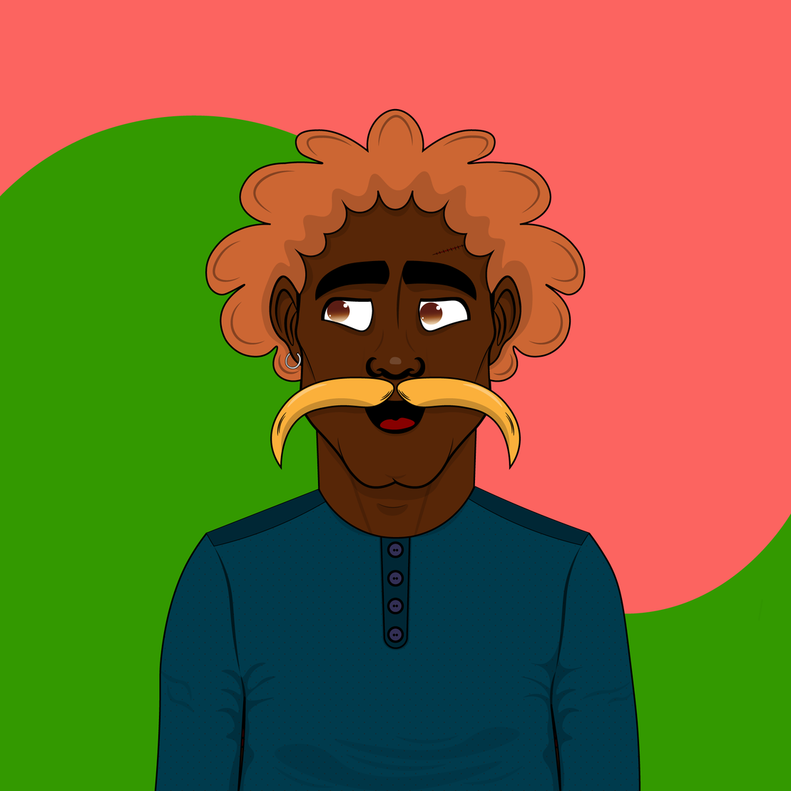 Mustachioed #91