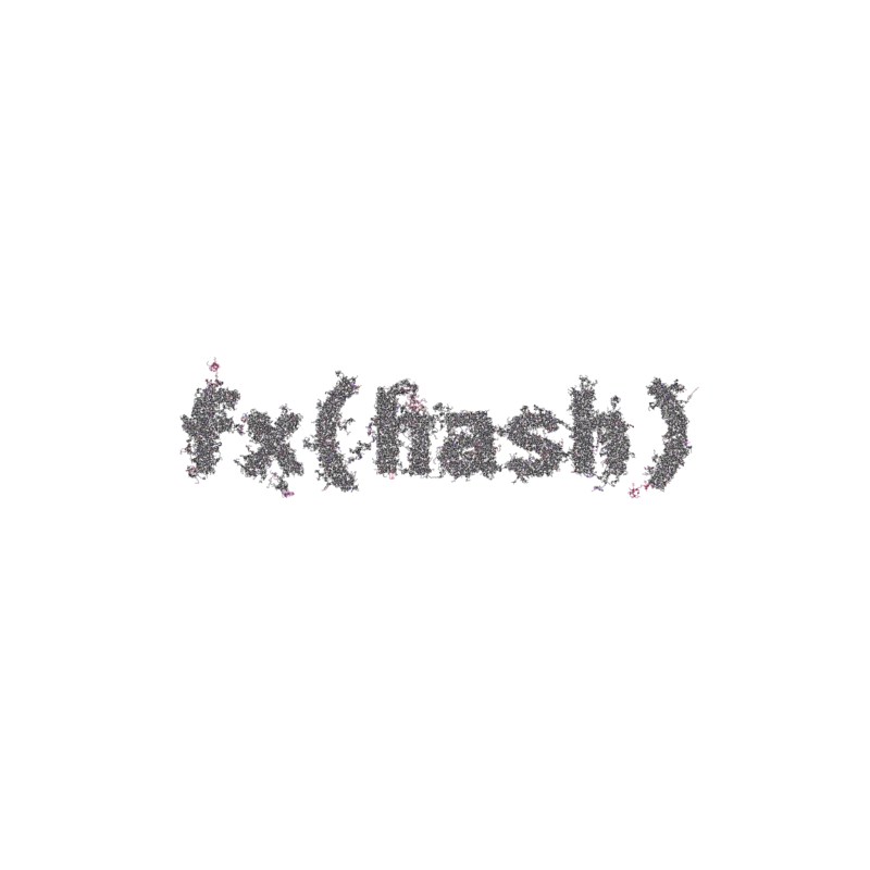 FXHASH Logo with Features #837