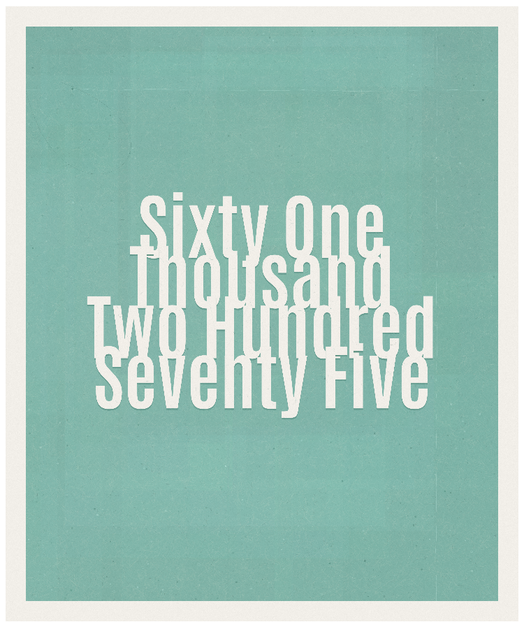 Count #61275