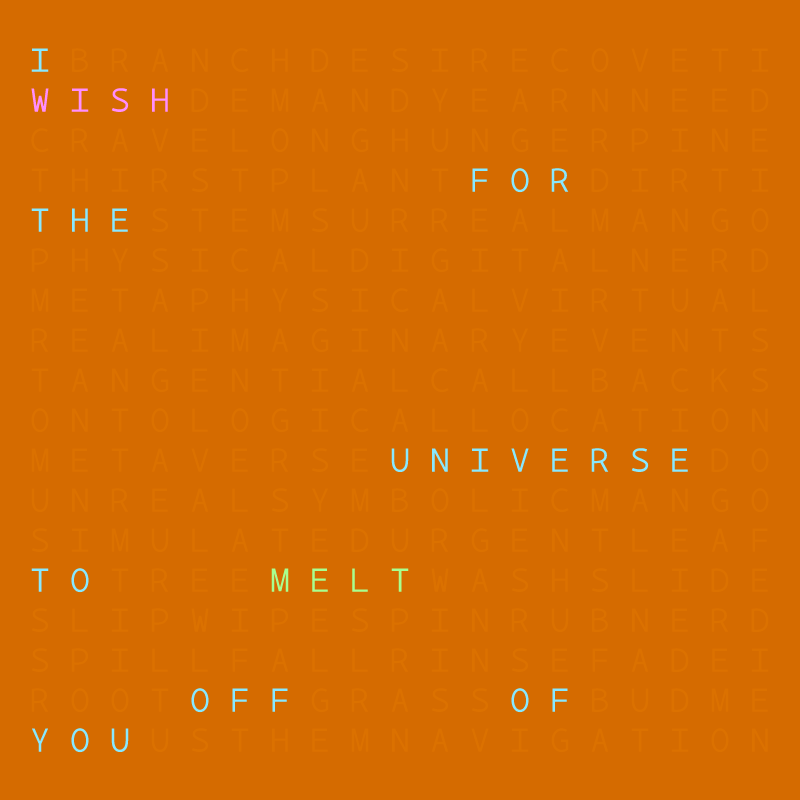 I wish for the metaverse ... #6