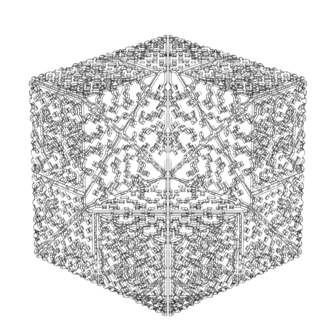 LL21 Alien Art Cube #694