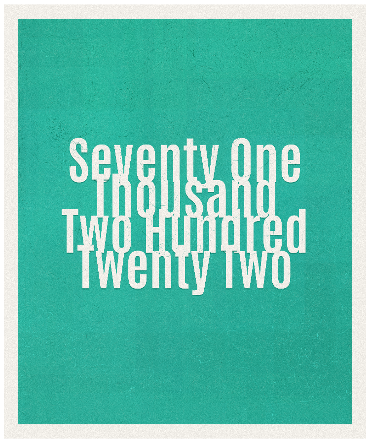 Count #71222