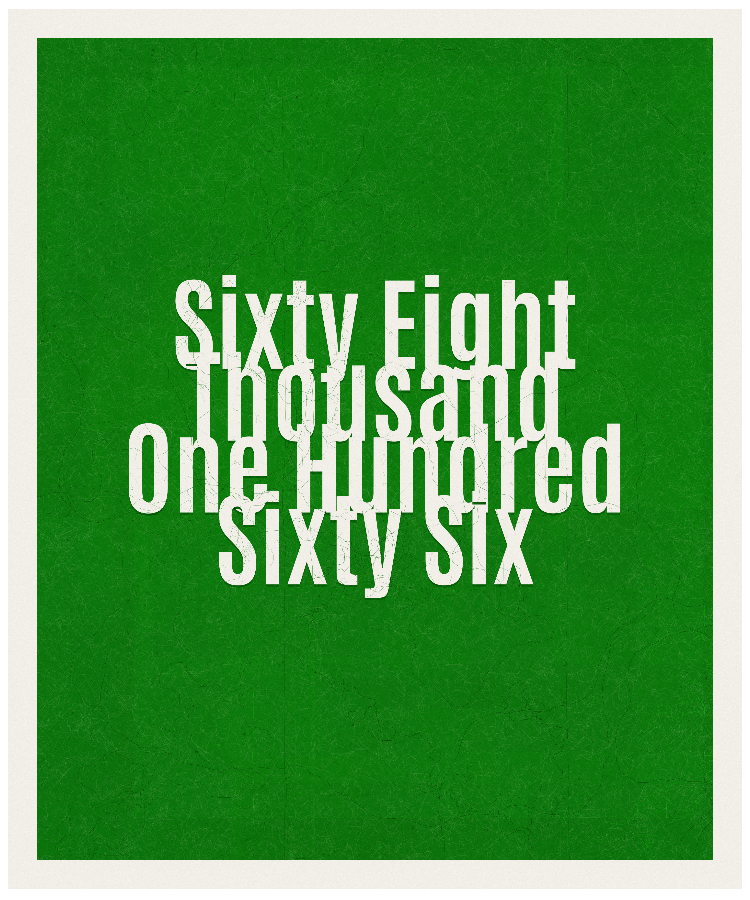 Count #68166