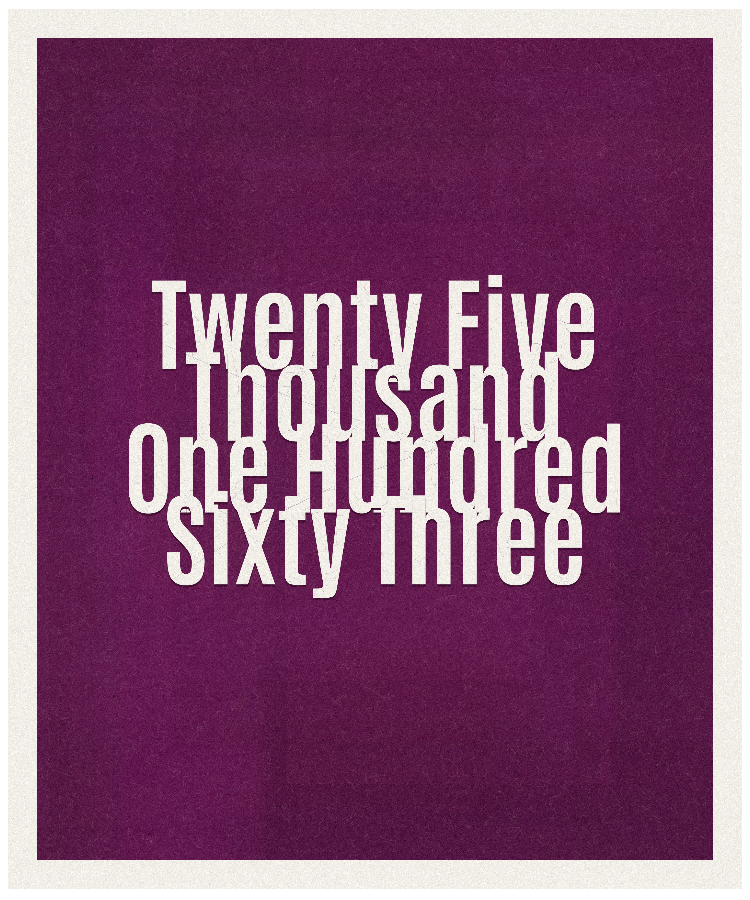 Count #25163