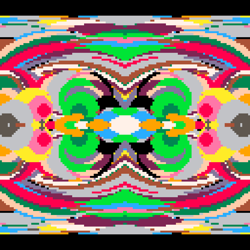 Rapid Psychedelic Inkblot Test Generator #37