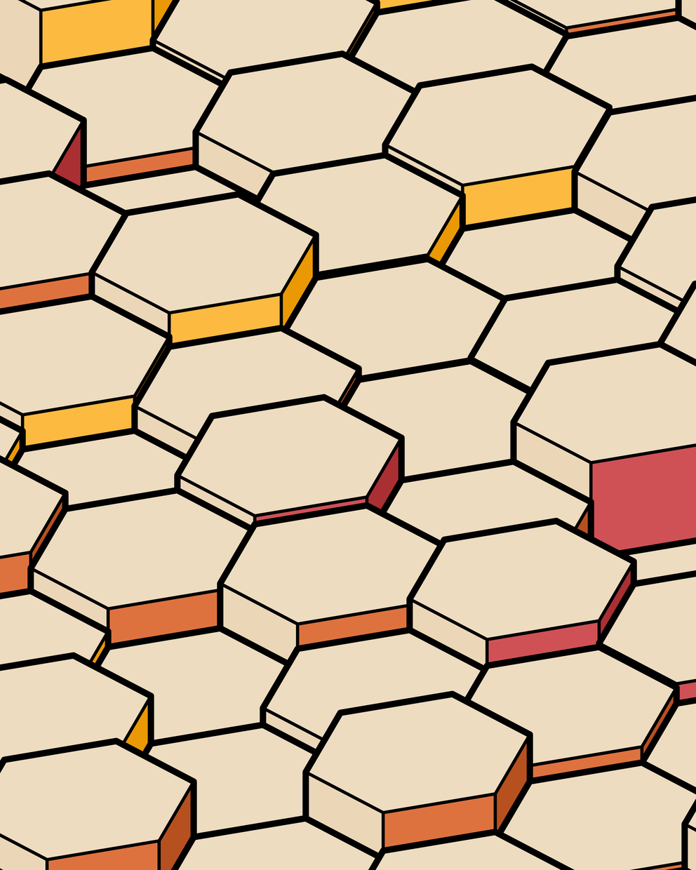 Hexagones Landscape #274