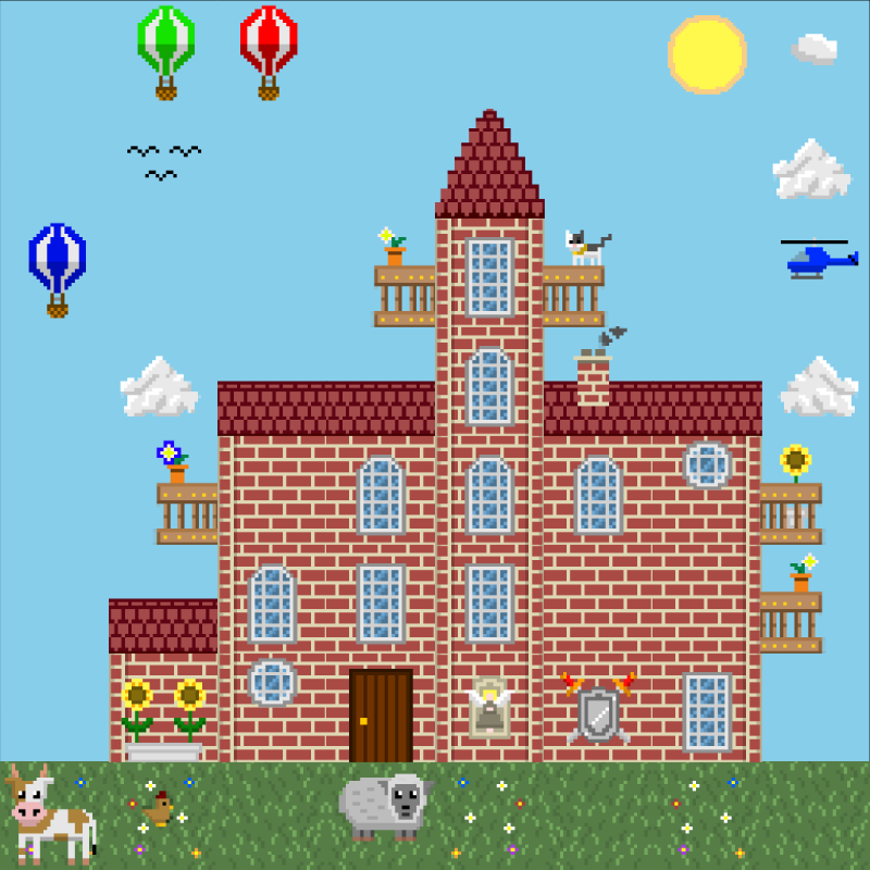 2D Mansion #855