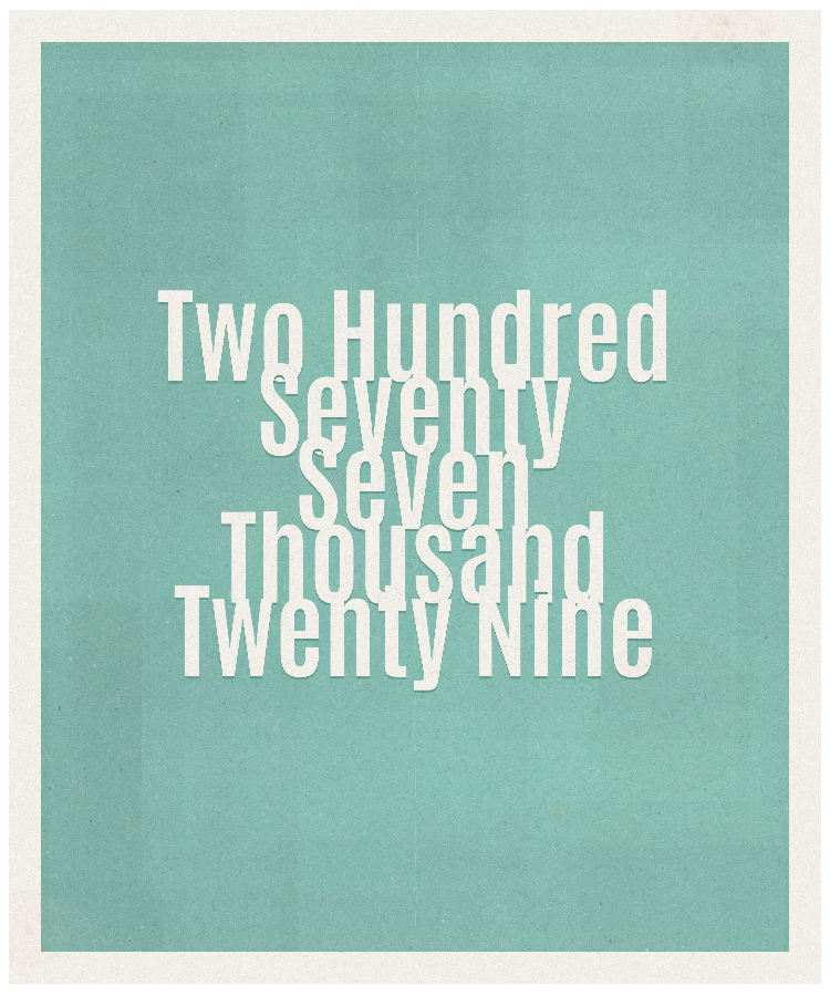 Count #277029