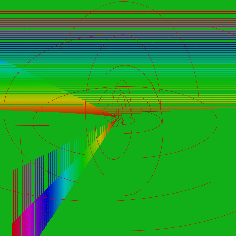 Fibonacci Rainbow Spirals v2 var7 #2