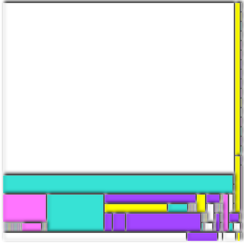 Strips layouts - Square arrangements #7