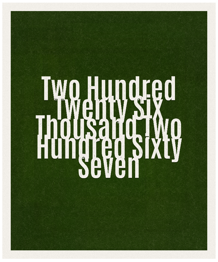 Count #226267