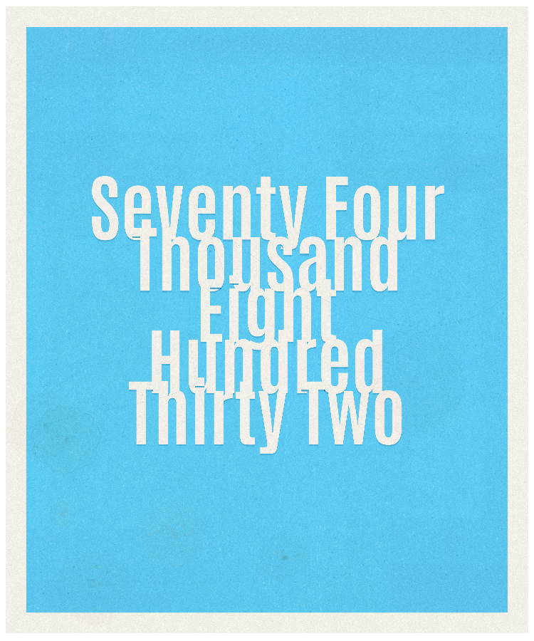Count #74832