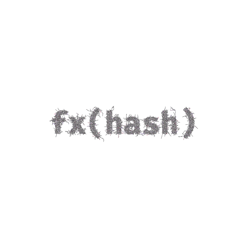 FXHASH Logo with Features #316