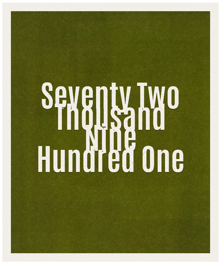 Count #72901