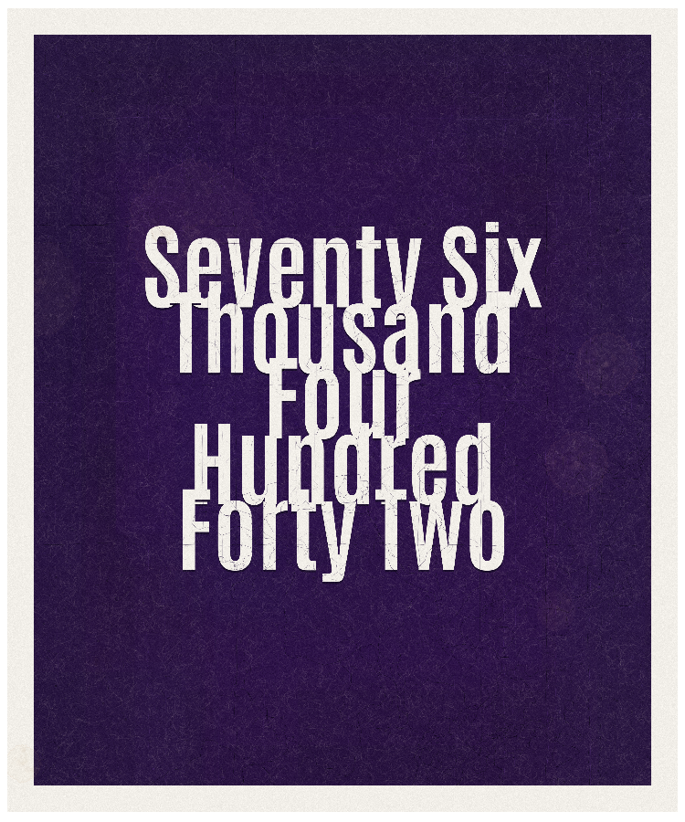 Count #76442