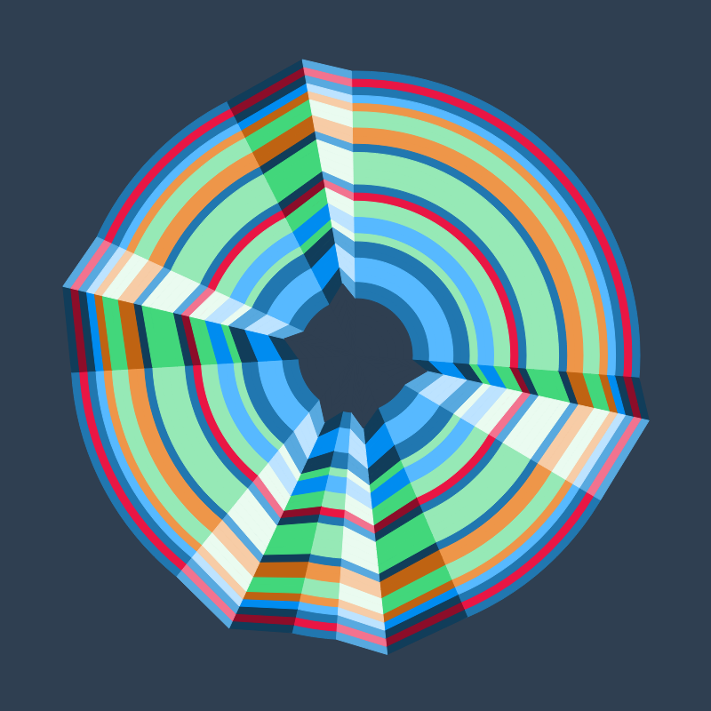 Folded Circle #9