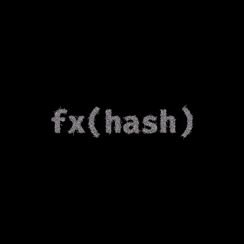 FXHASH Logo with Features #493