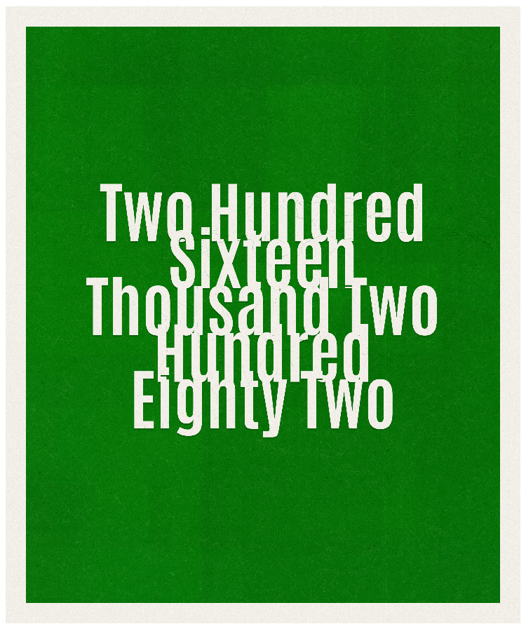 Count #216282