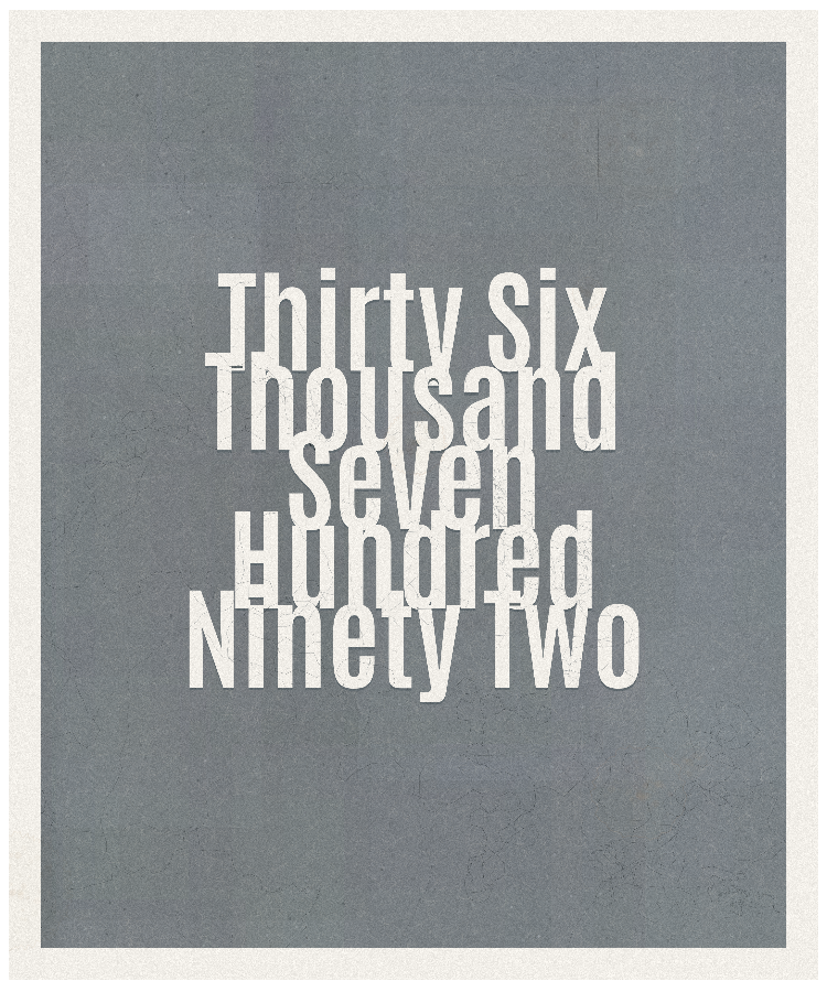 Count #36792