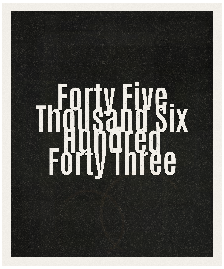 Count #45643