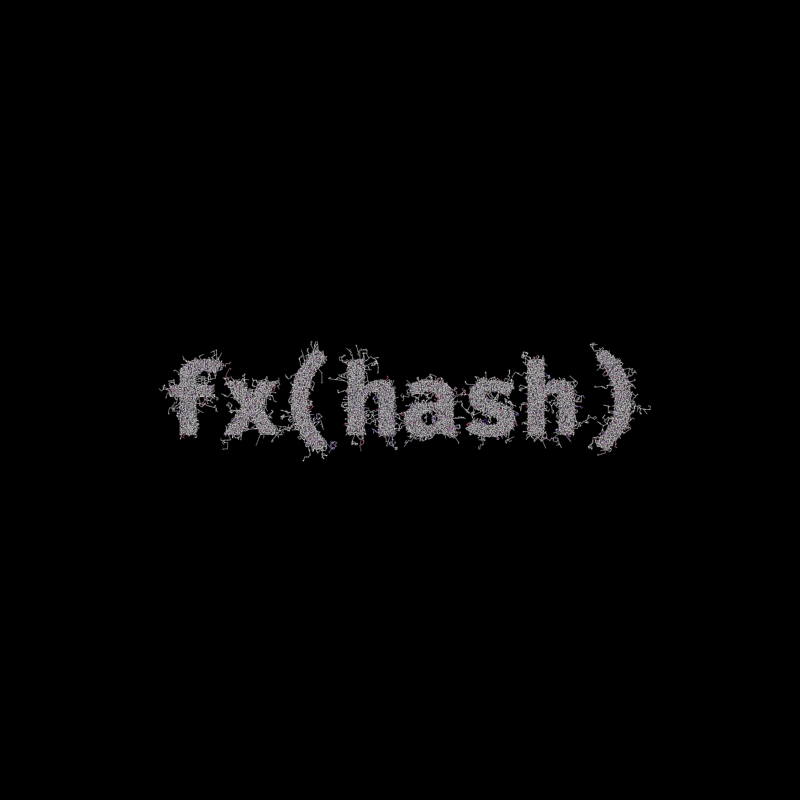 FXHASH Generative Logo #117