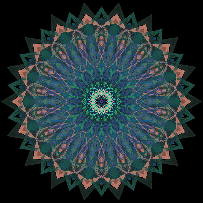 Morphing Mandala - #fxhashturnsone charity #3