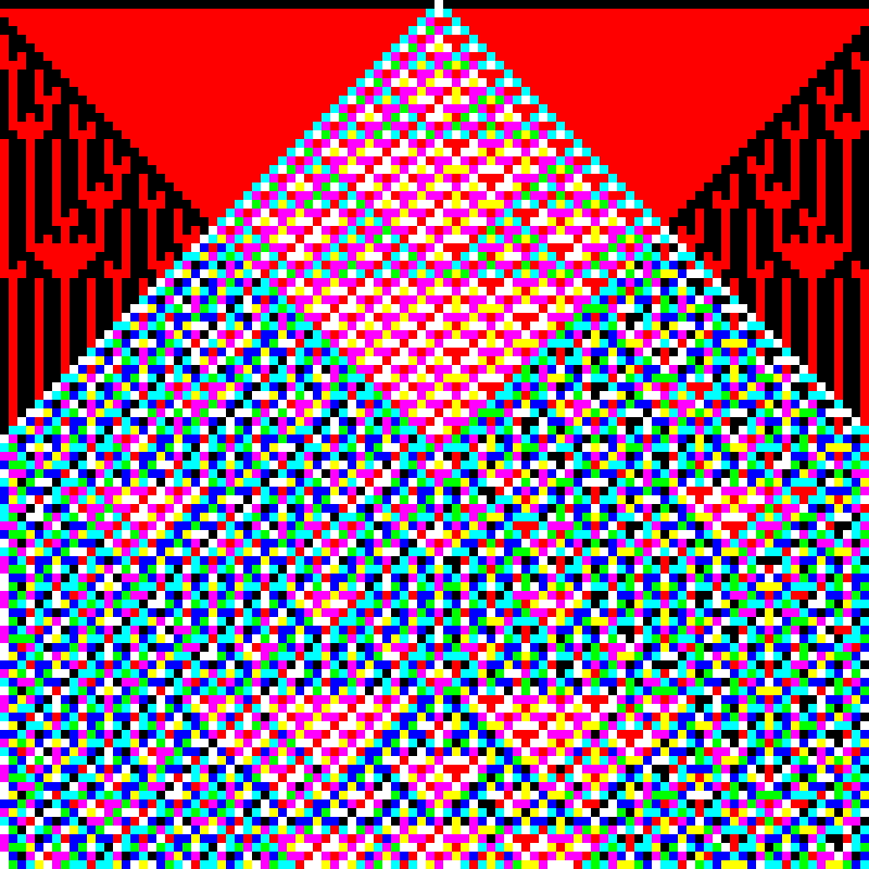 RGB Elementary Cellular Automaton #103