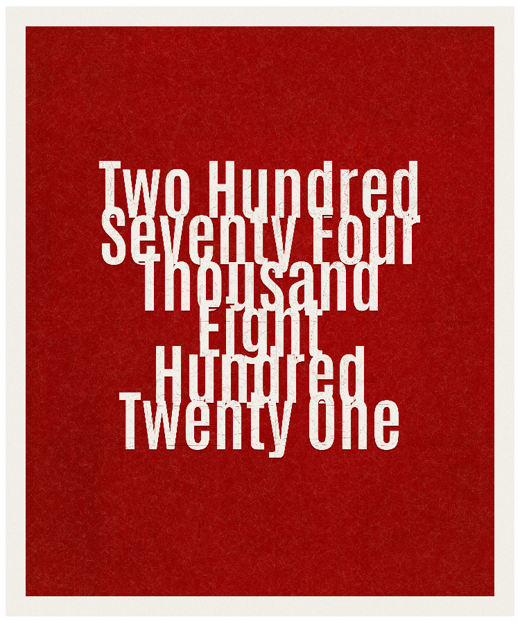 Count #274821