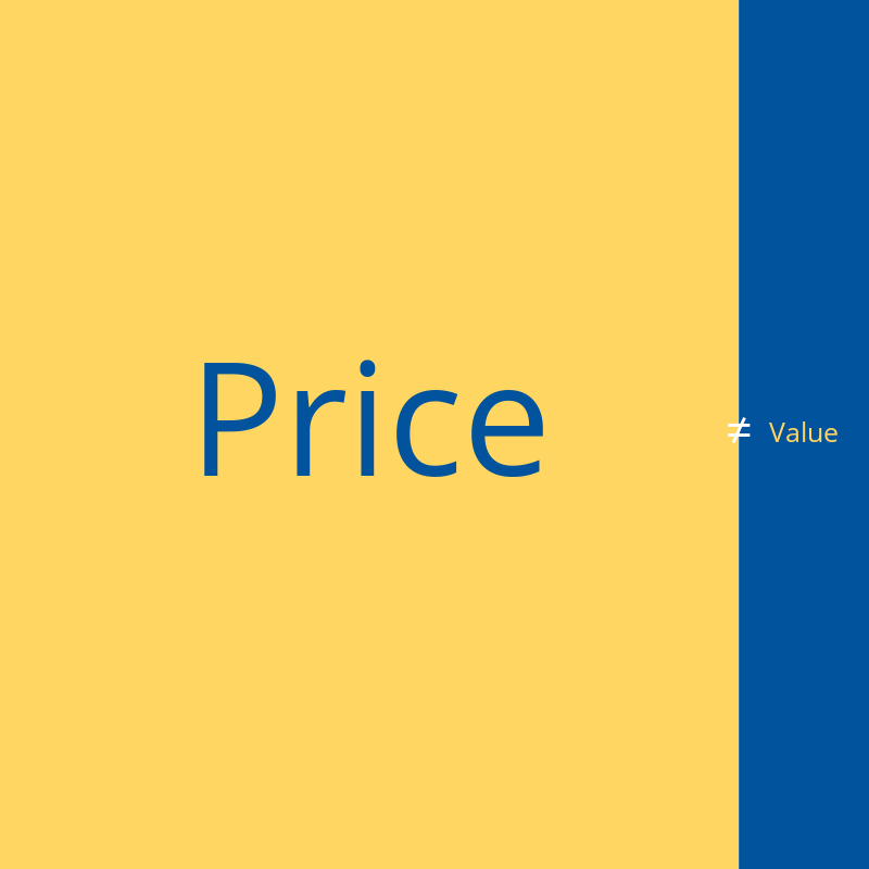 The Price of Value #1