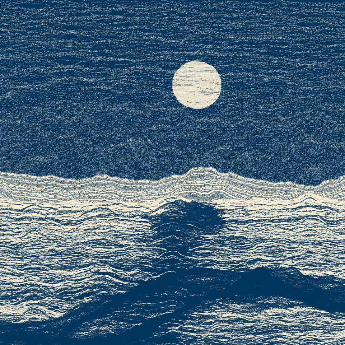 Moonlit Sea #298