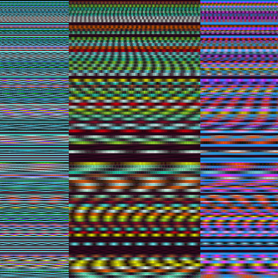 Glitchometry Stripes #80