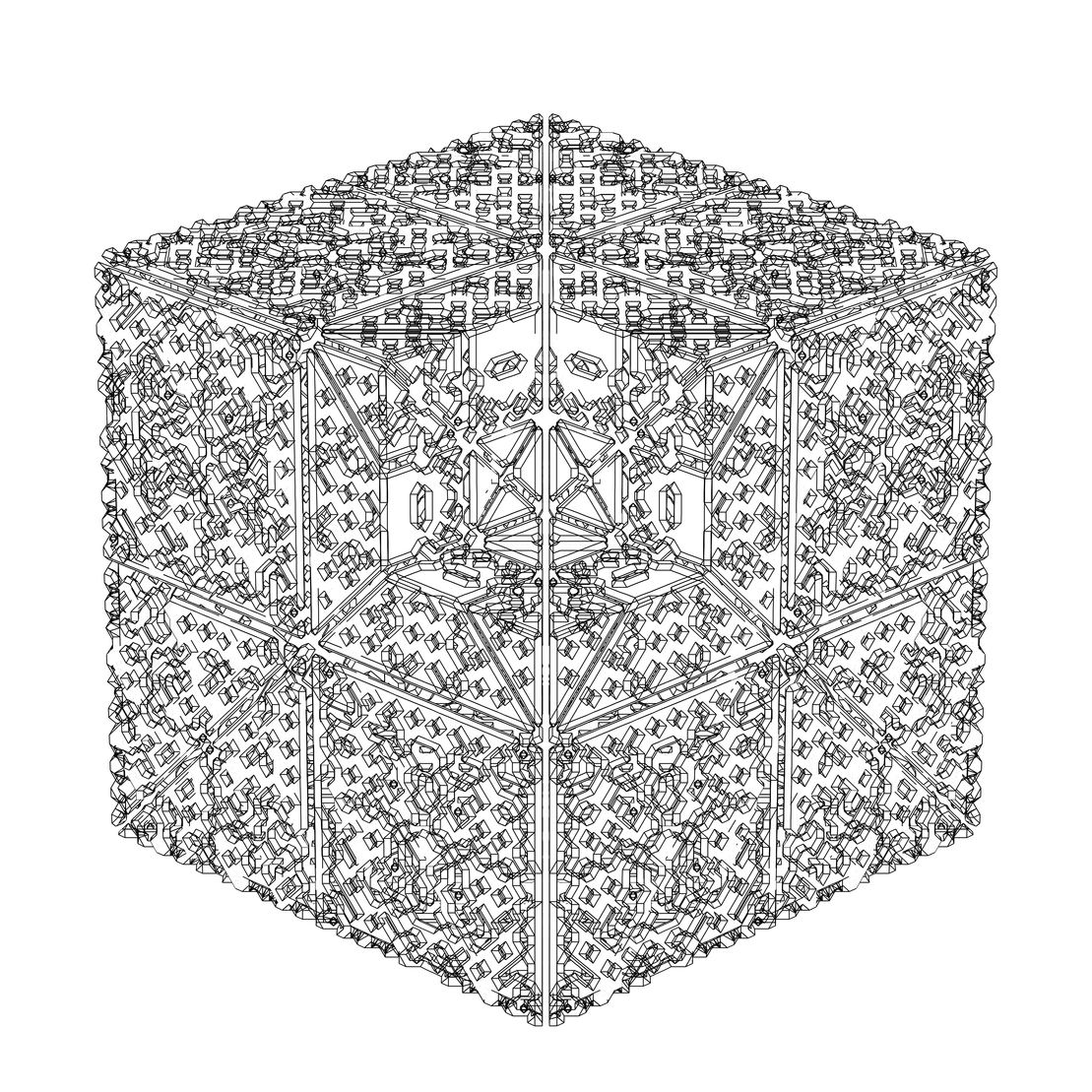 LL21 Alien Art Cube #486