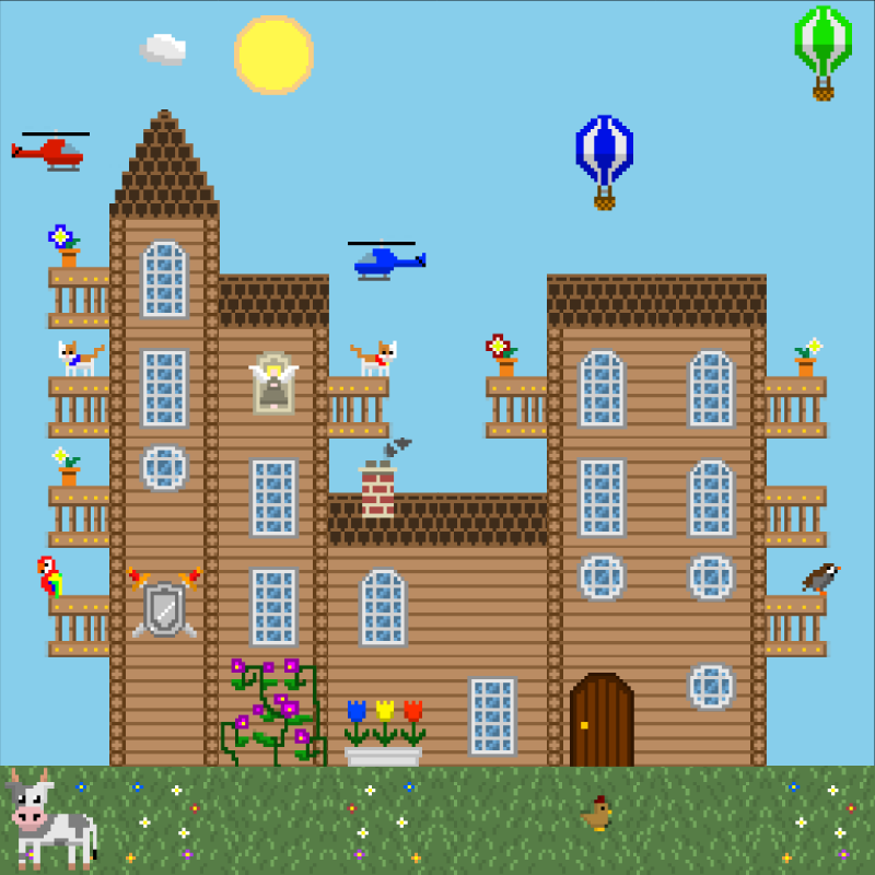 2D Mansion #886