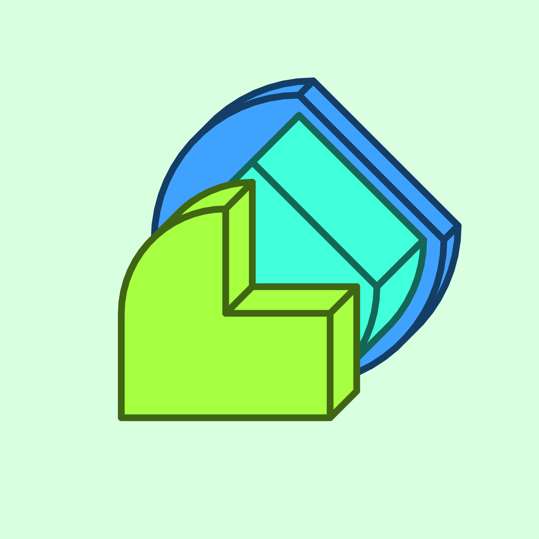 Calm shapes #1354