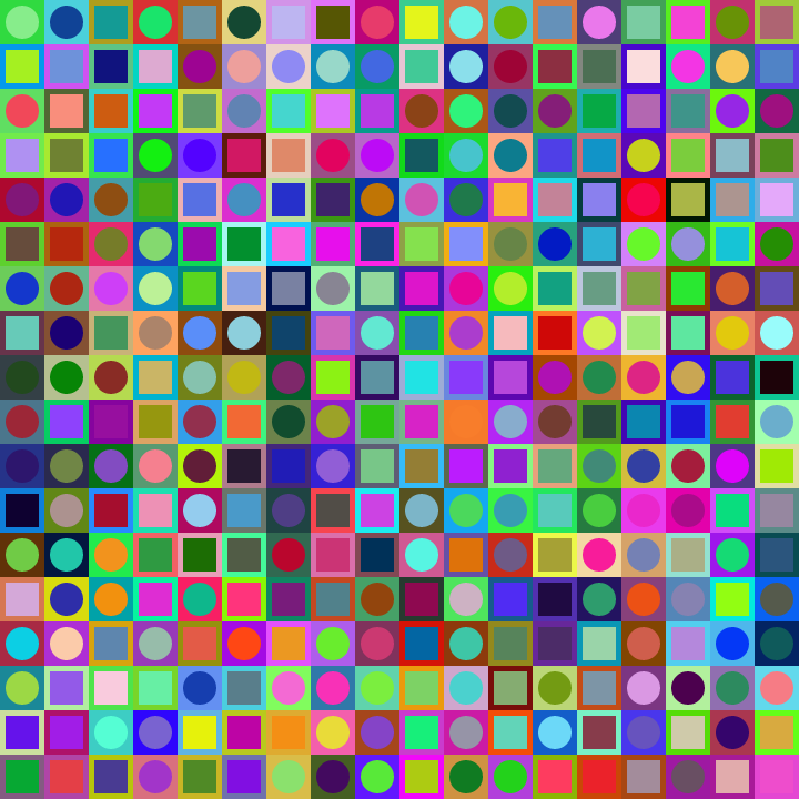 Square Dot Composition #288