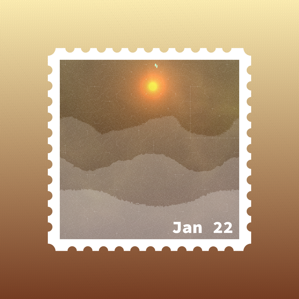 January 2022 stamp #30