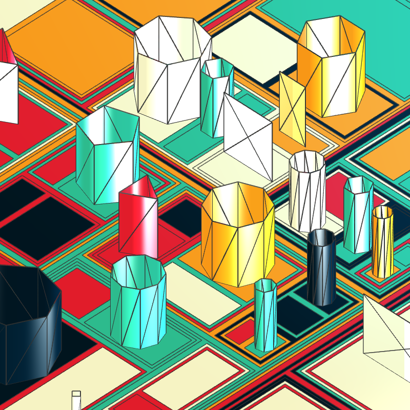 Geometric city #46