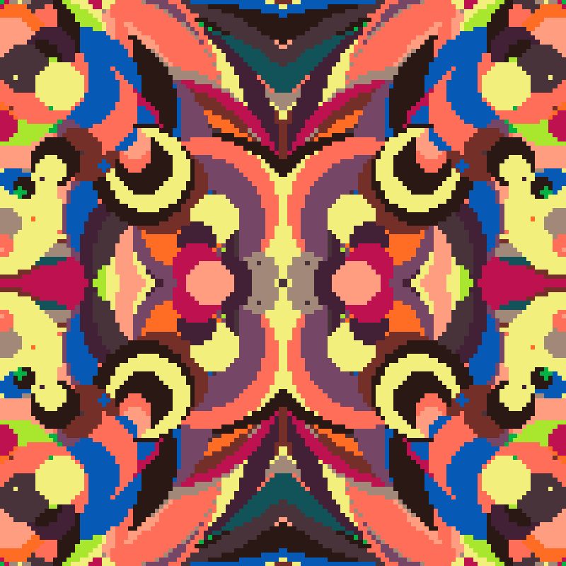 Rapid Psychedelic Inkblot Test Generator #30