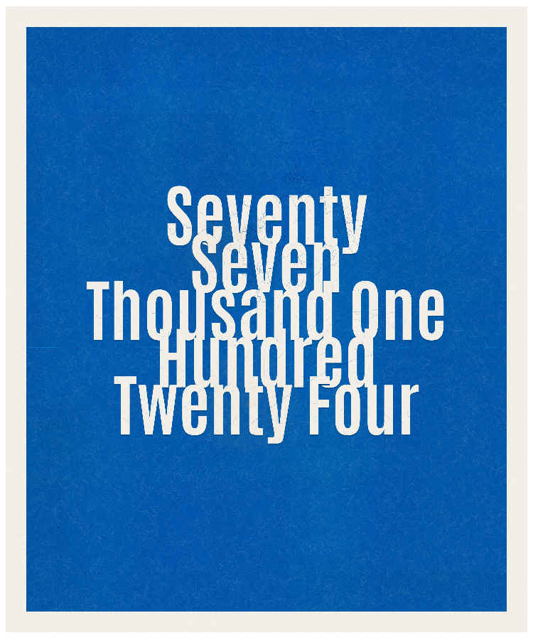 Count #77124
