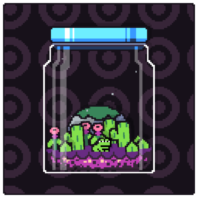 Toad Terrarium #129