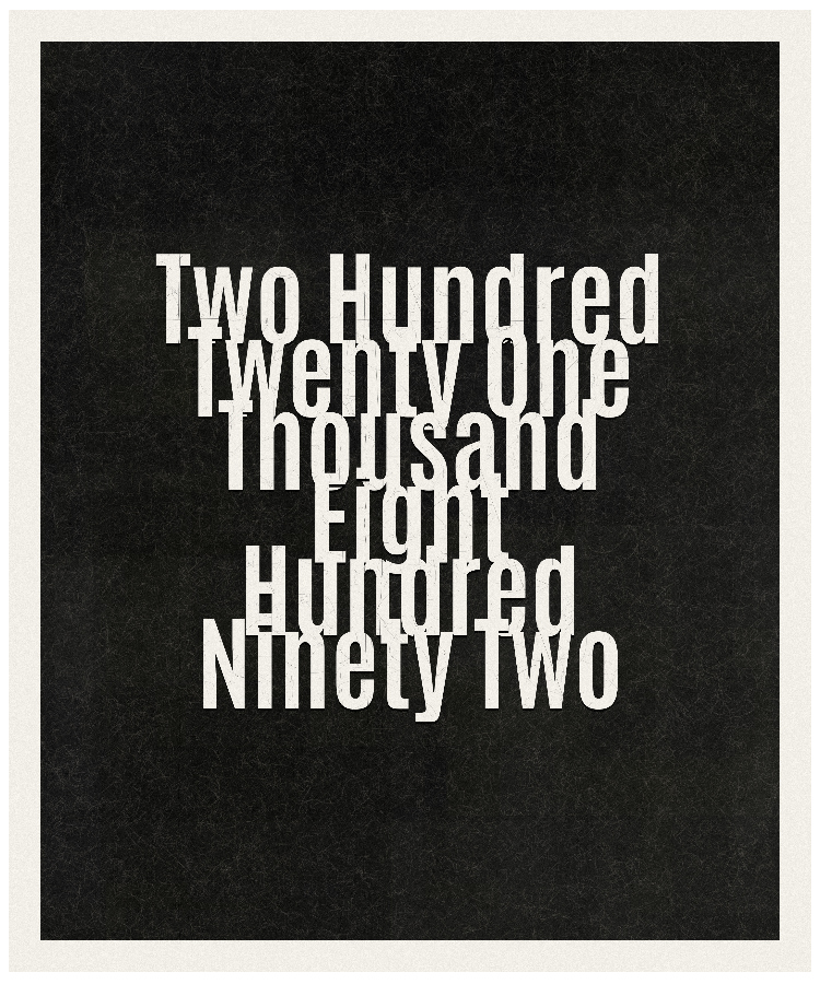 Count #221892