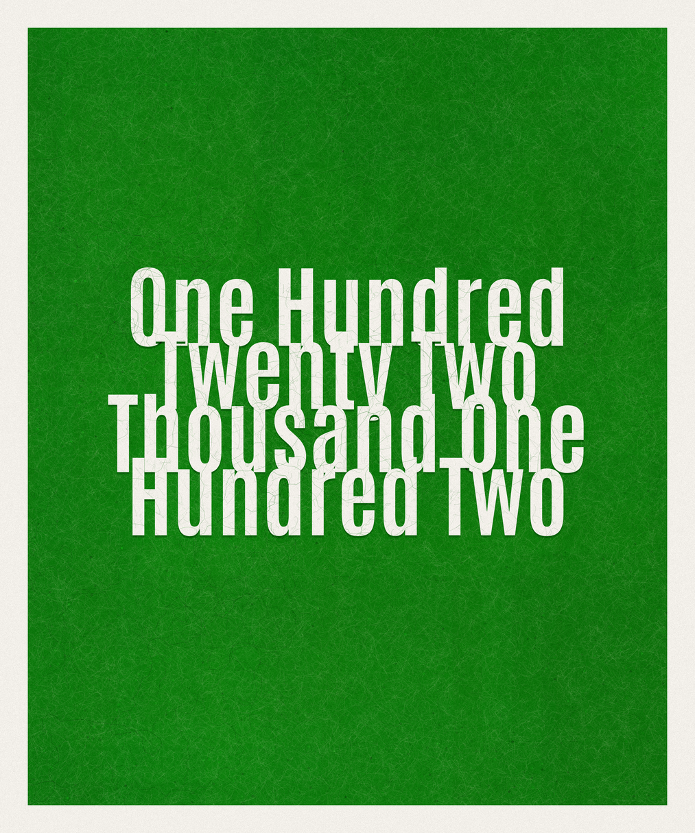 Count #122102