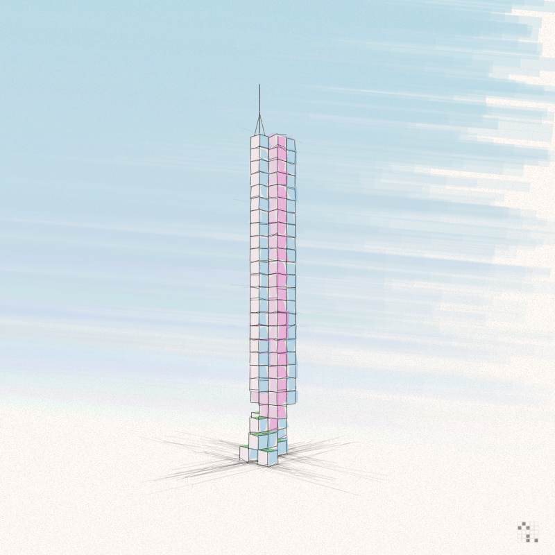 Cellular Skyscrapers #198