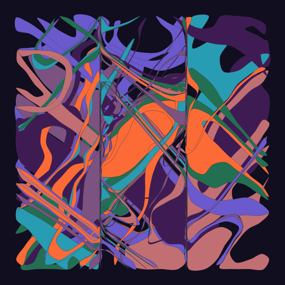 Geometric colorful shapes 3 #144