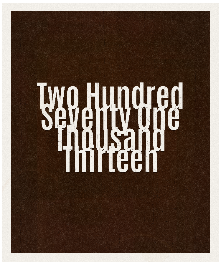 Count #271013