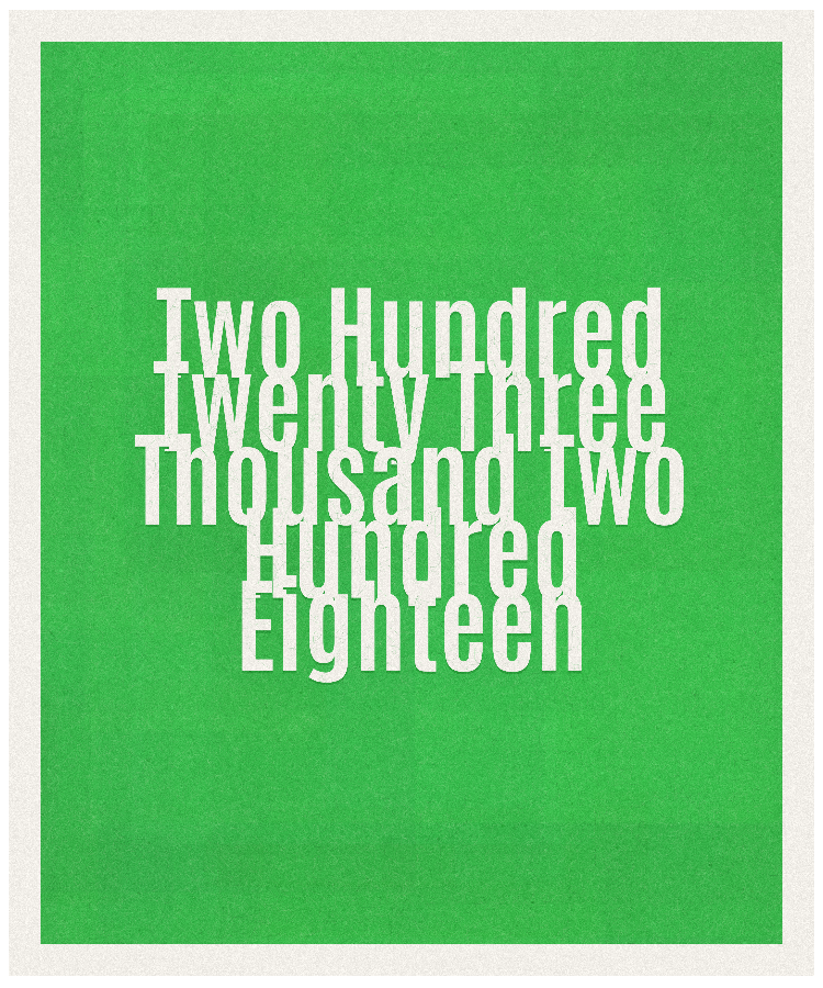 Count #223218