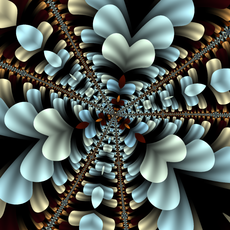 Fractal Flower #239